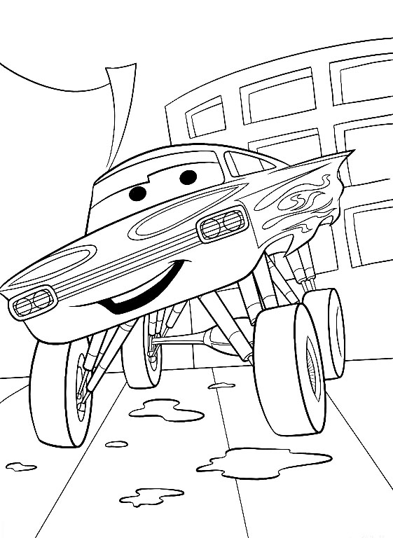 snot rod cars coloring pages - photo #15